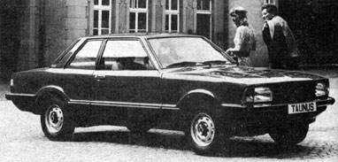 Ford Taunus model 1982 r. Z nadwoziem 2-drzwiowym